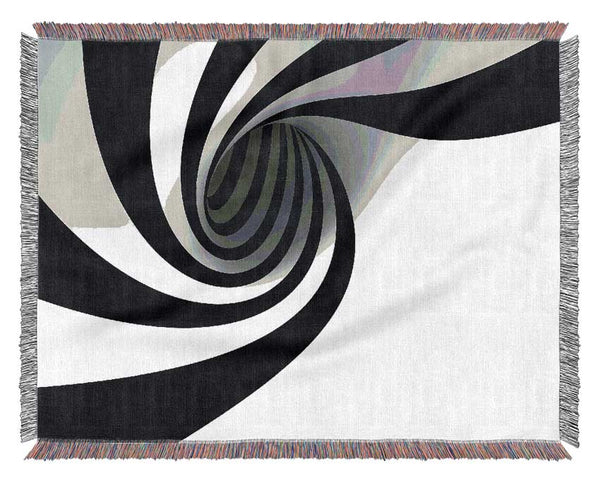 Hypnotic Whirlpool Woven Blanket