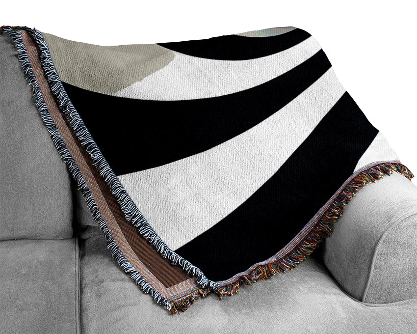 Hypnotic Whirlpool Woven Blanket