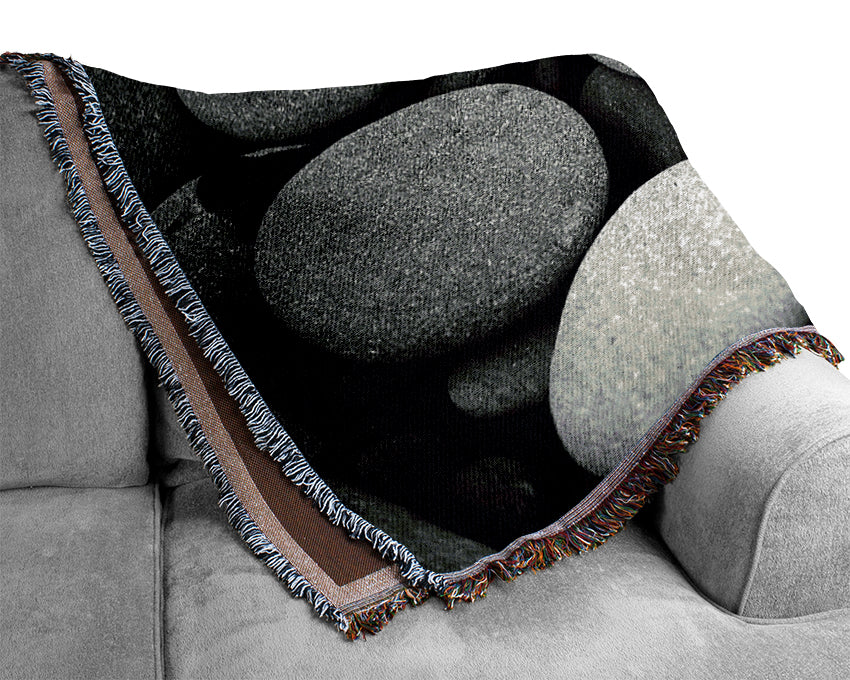 Amazing Love Rock B n W Woven Blanket