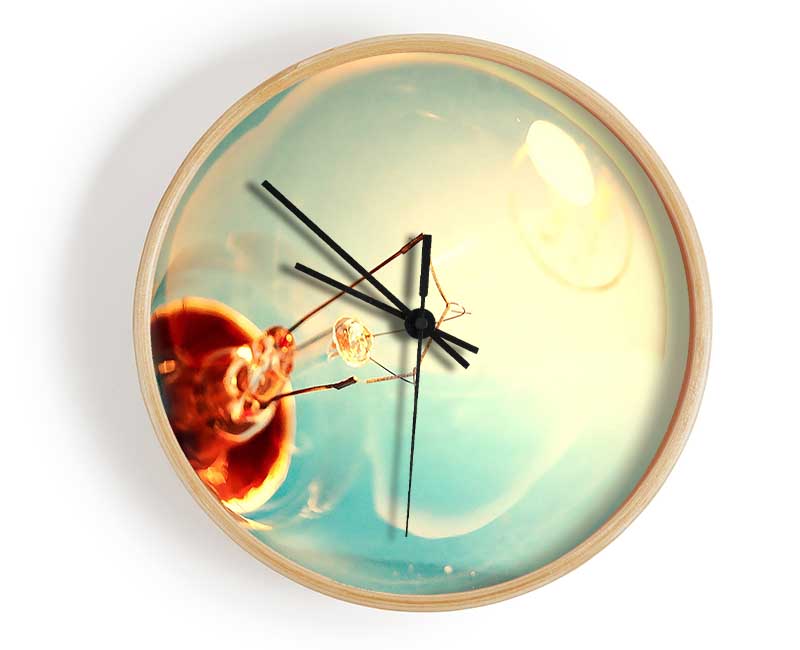 Light Bulb Macro Clock - Wallart-Direct UK