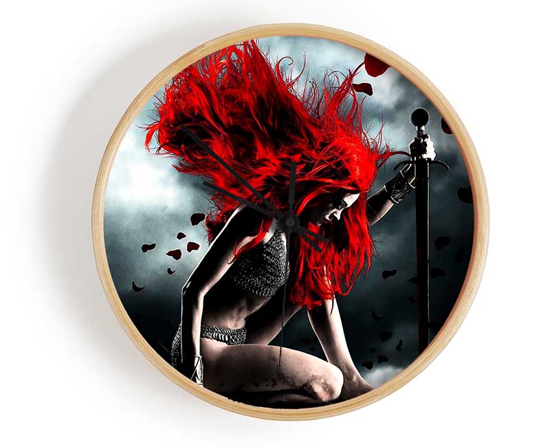 Sexy Warrior Clock - Wallart-Direct UK