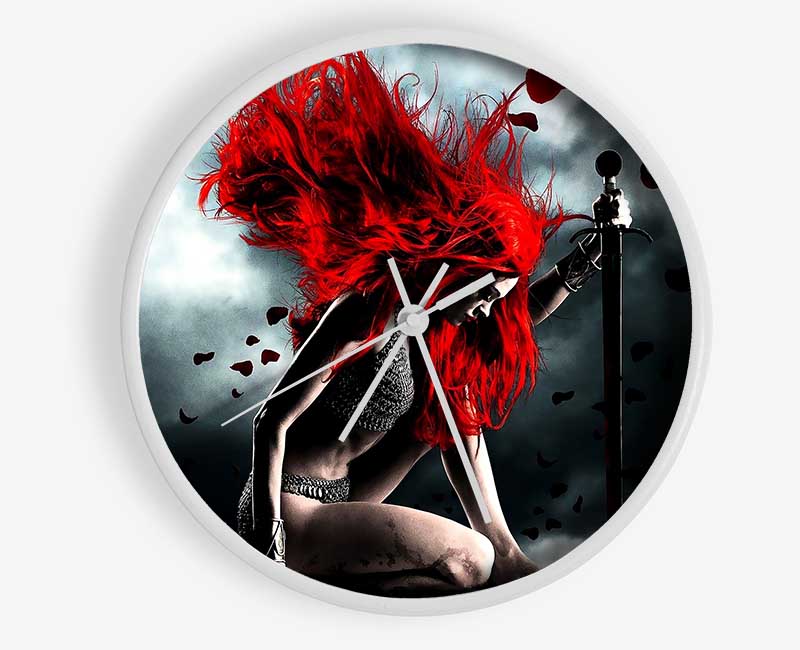 Sexy Warrior Clock - Wallart-Direct UK