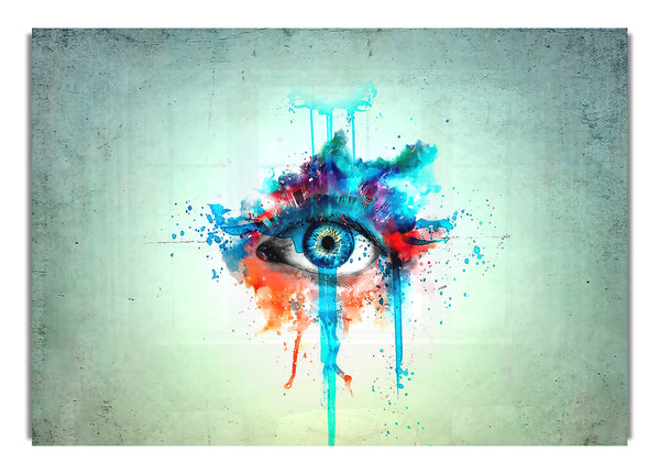 Eye Minimalistic Painting