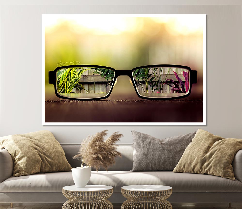 Clear Vision Print Poster Wall Art