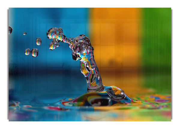 Colorful Water Splash