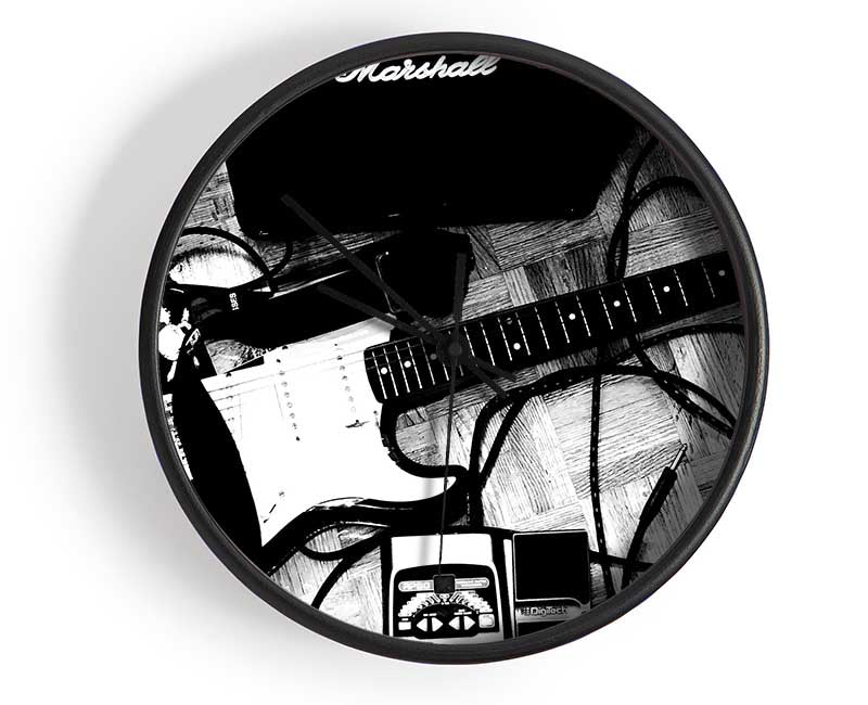 Guitar Setting Clock - Wallart-Direct UK