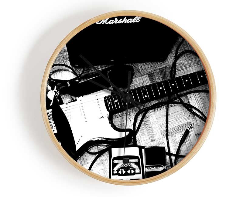 Guitar Setting Clock - Wallart-Direct UK