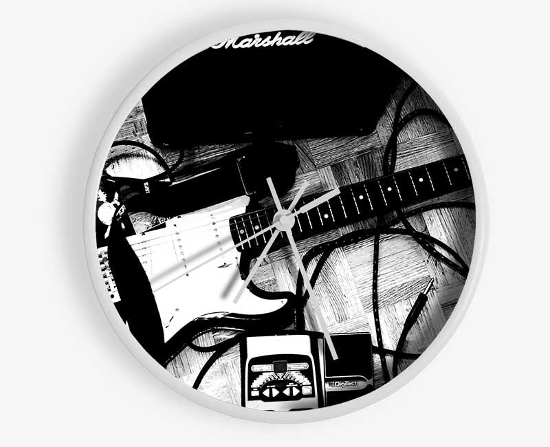 Guitar Setting Clock - Wallart-Direct UK