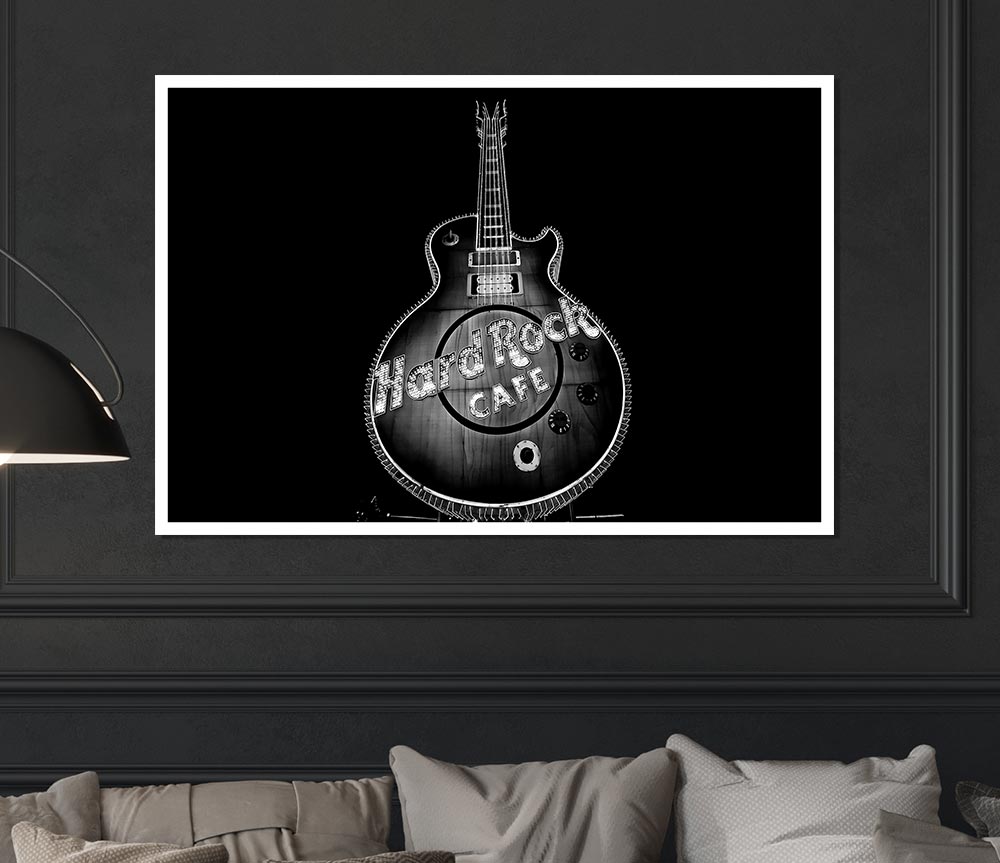 Hard Rock Cafe Las Vegas Print Poster Wall Art