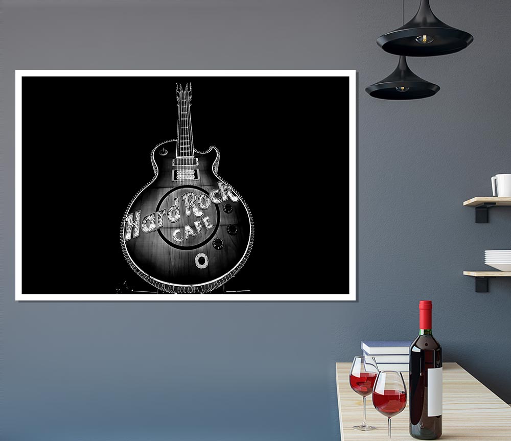 Hard Rock Cafe Las Vegas Print Poster Wall Art