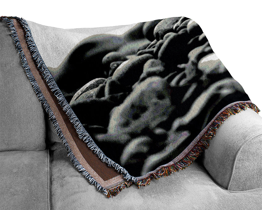 Stones Macro Woven Blanket