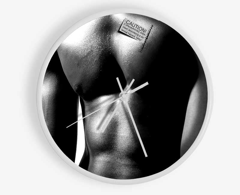 Male Body Clock - Wallart-Direct UK