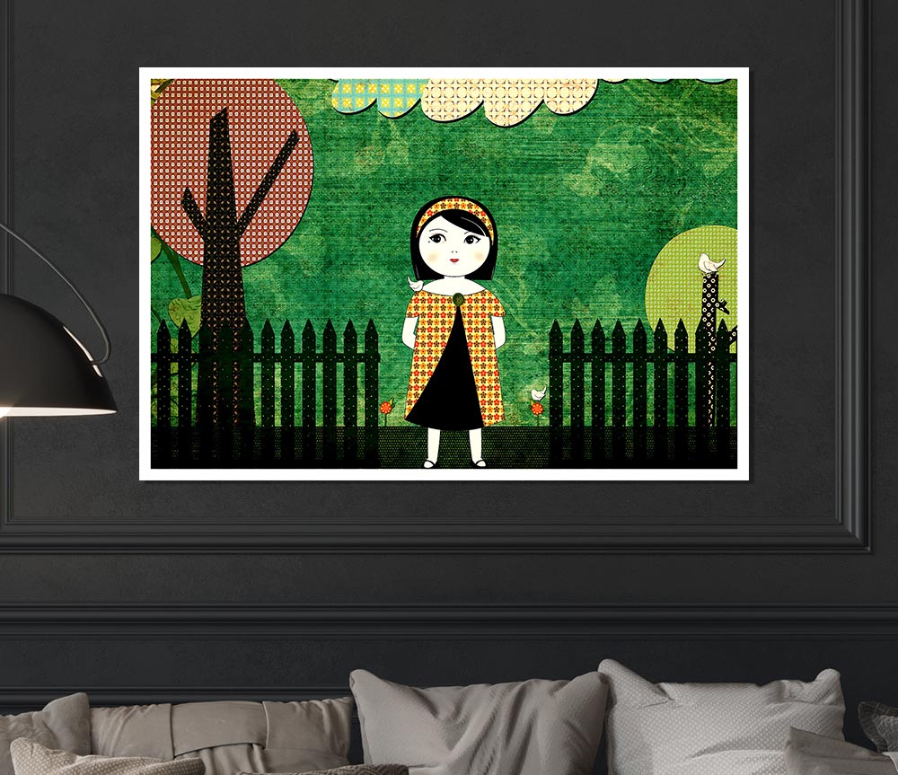 Afternoon Stroll Print Poster Wall Art