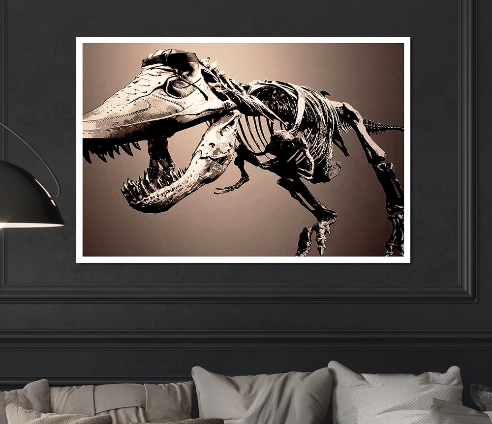 Tyrannosaurus Print Poster Wall Art