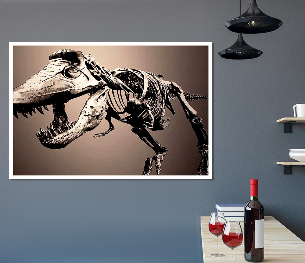 Tyrannosaurus Print Poster Wall Art