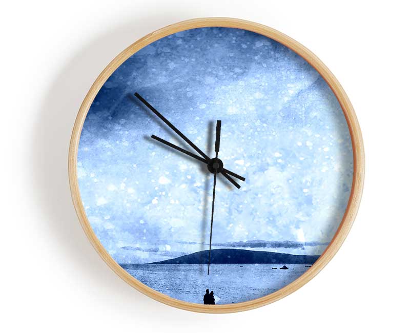 Beach Sky Clock - Wallart-Direct UK