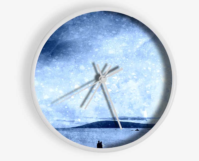 Beach Sky Clock - Wallart-Direct UK