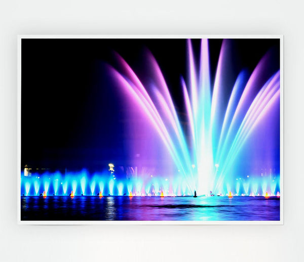 Fountain In Hala Ludowa Wroclaw Print Poster Wall Art