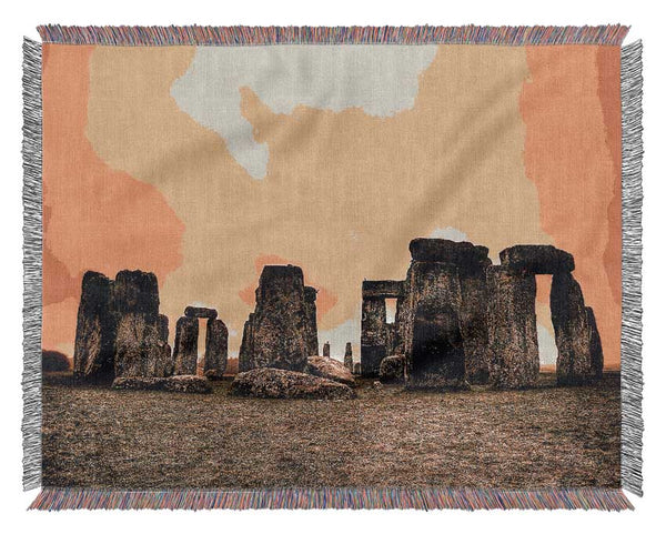 Stonehenge United Kingdom Woven Blanket