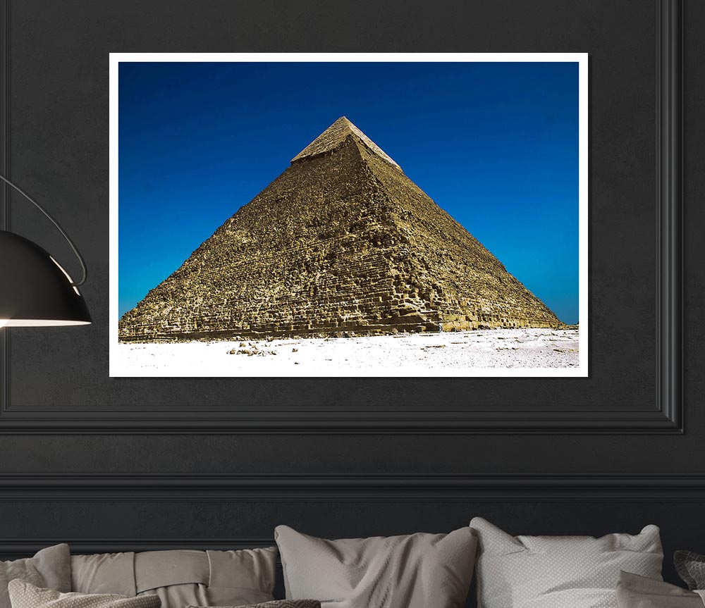 The Pyramids At Giza Egyptian Print Poster Wall Art