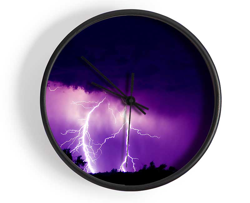 Amethyst Clock - Wallart-Direct UK