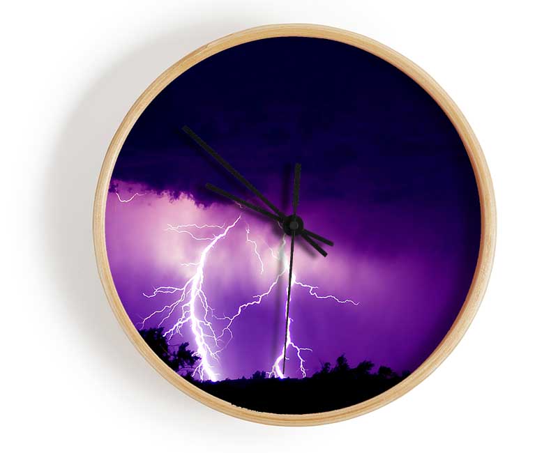 Amethyst Clock - Wallart-Direct UK