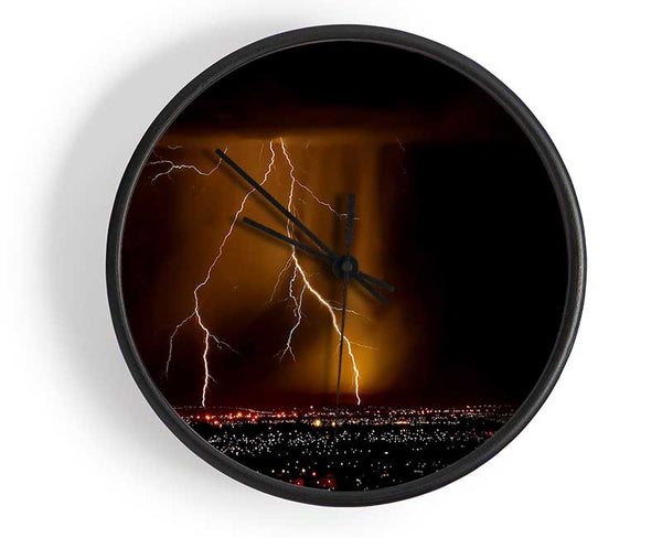 Night Lightning Clock - Wallart-Direct UK