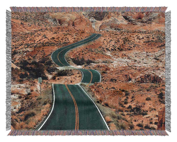 Long Road Woven Blanket