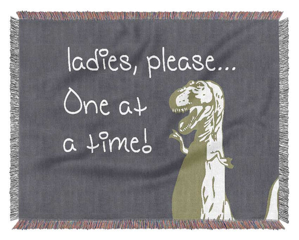 Ladies Please Woven Blanket