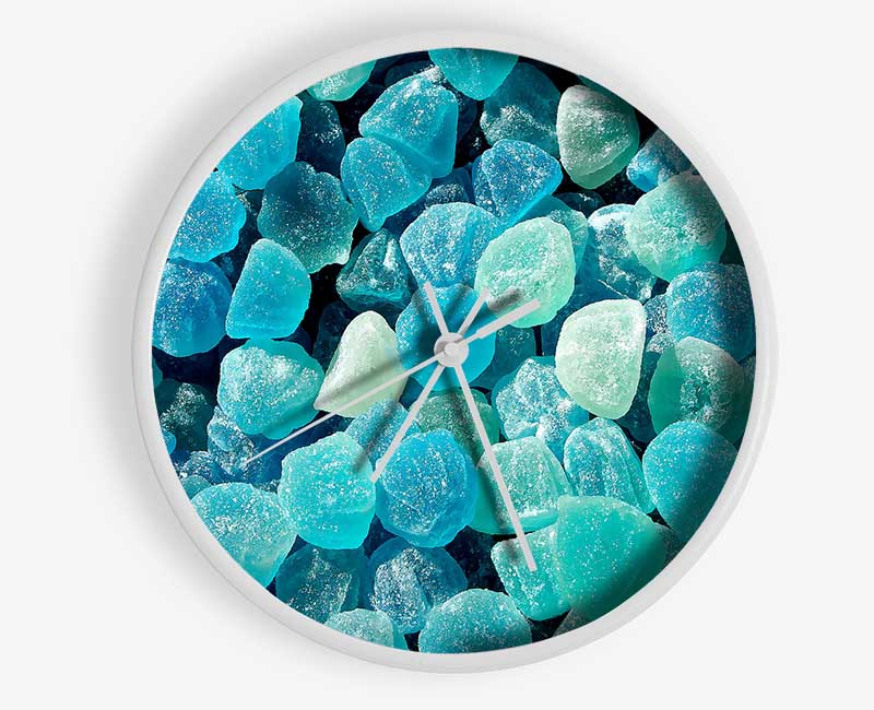 Blue Jelly Clock - Wallart-Direct UK