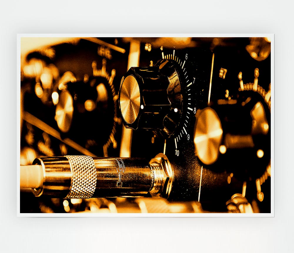 Controls Print Poster Wall Art