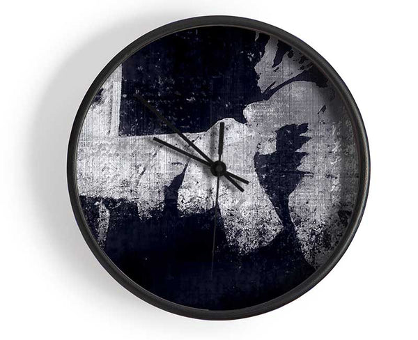 Six Strings Clock - Wallart-Direct UK