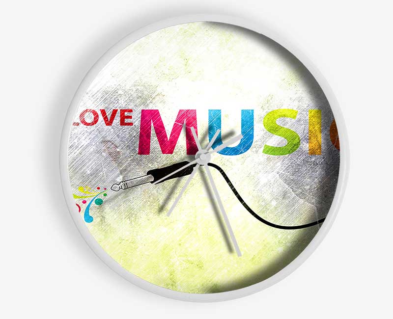 Love Music Clock - Wallart-Direct UK