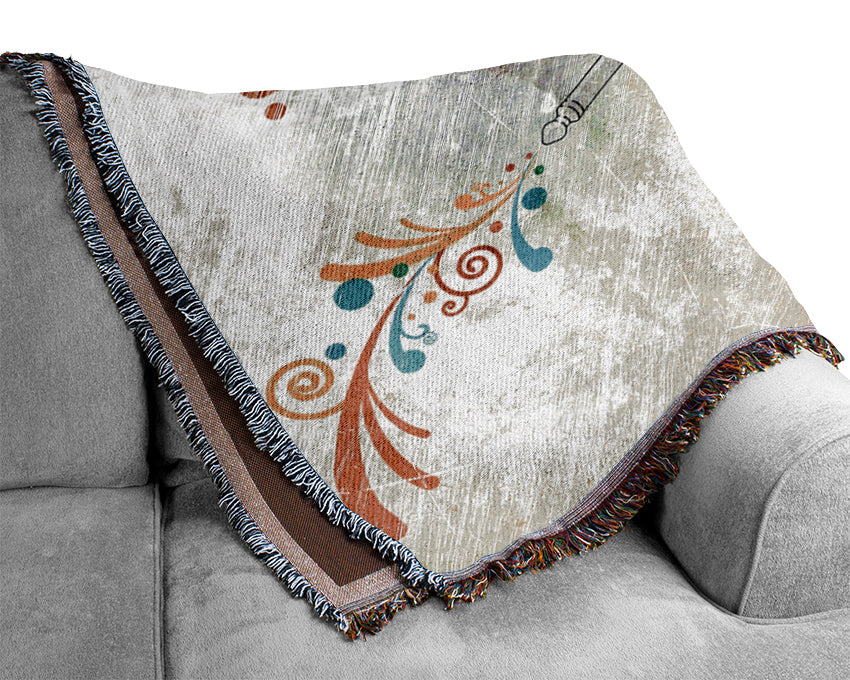 Love Music Woven Blanket