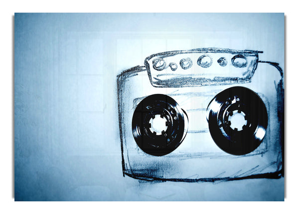 Cassette Tape Drawing