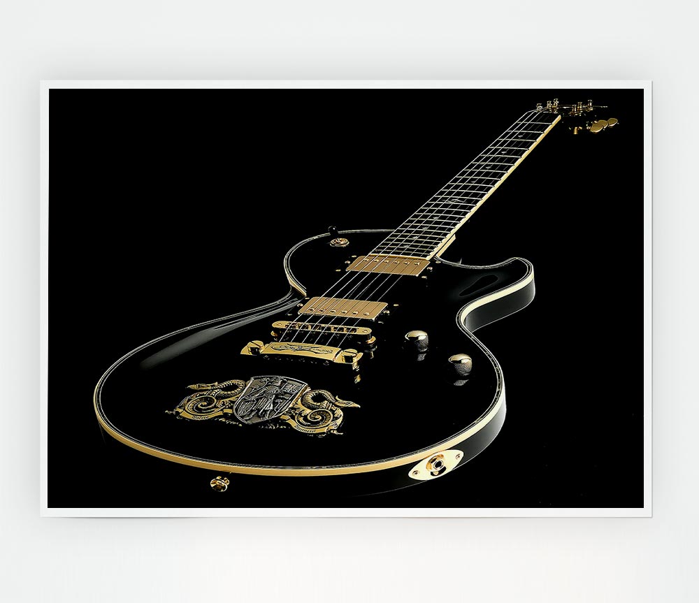 Dbz Bolero Guitar Print Poster Wall Art