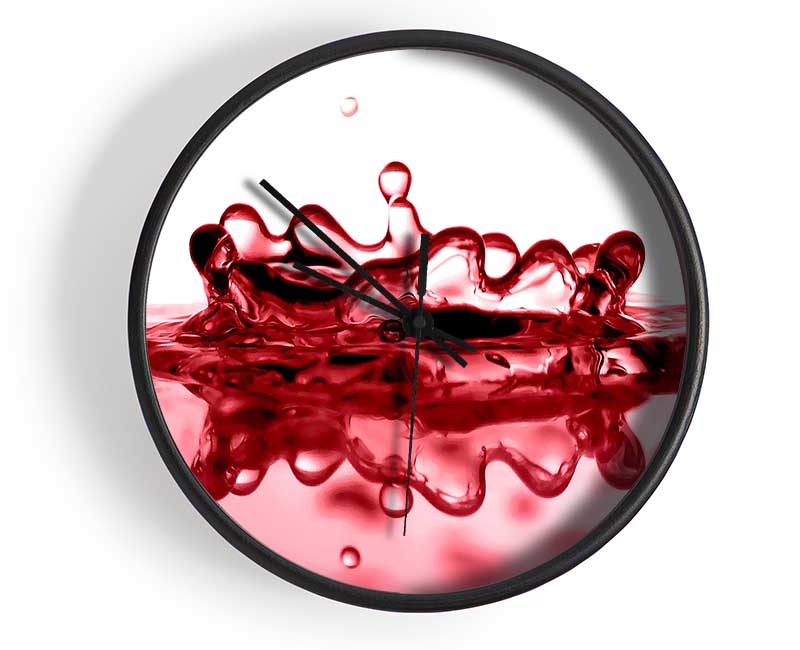 Red Juice Clock - Wallart-Direct UK