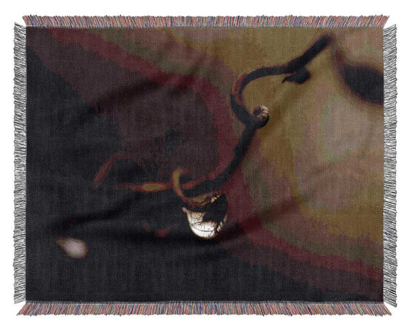 Drop Of Water Brown Woven Blanket