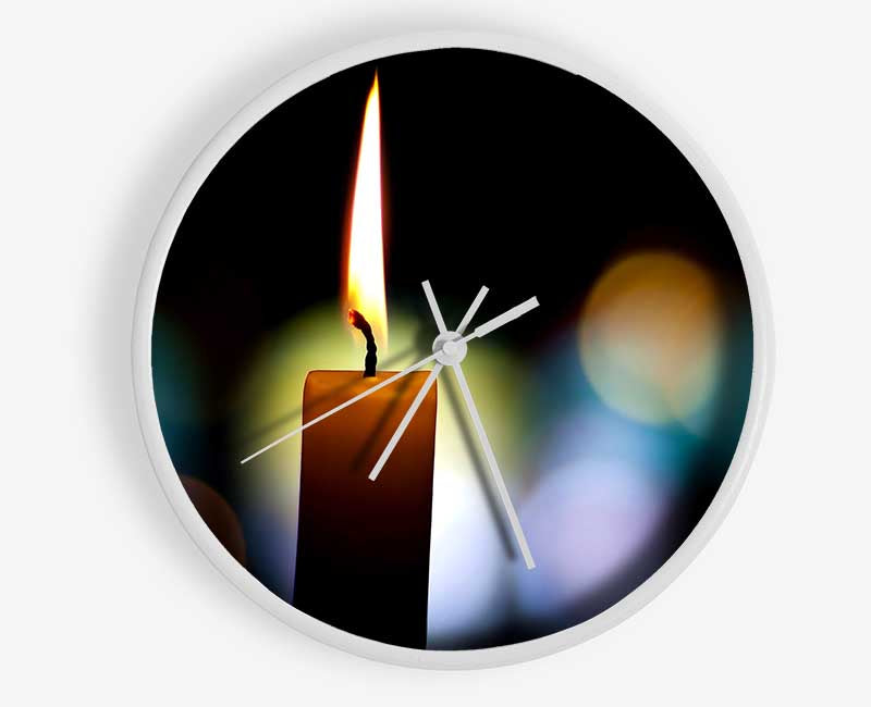 Candle Flame Clock - Wallart-Direct UK