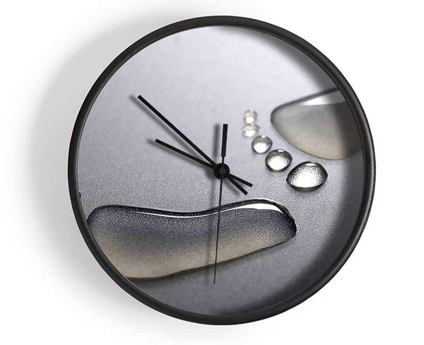 Water Footprints Clock - Wallart-Direct UK