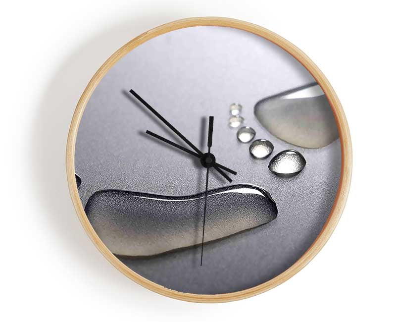 Water Footprints Clock - Wallart-Direct UK