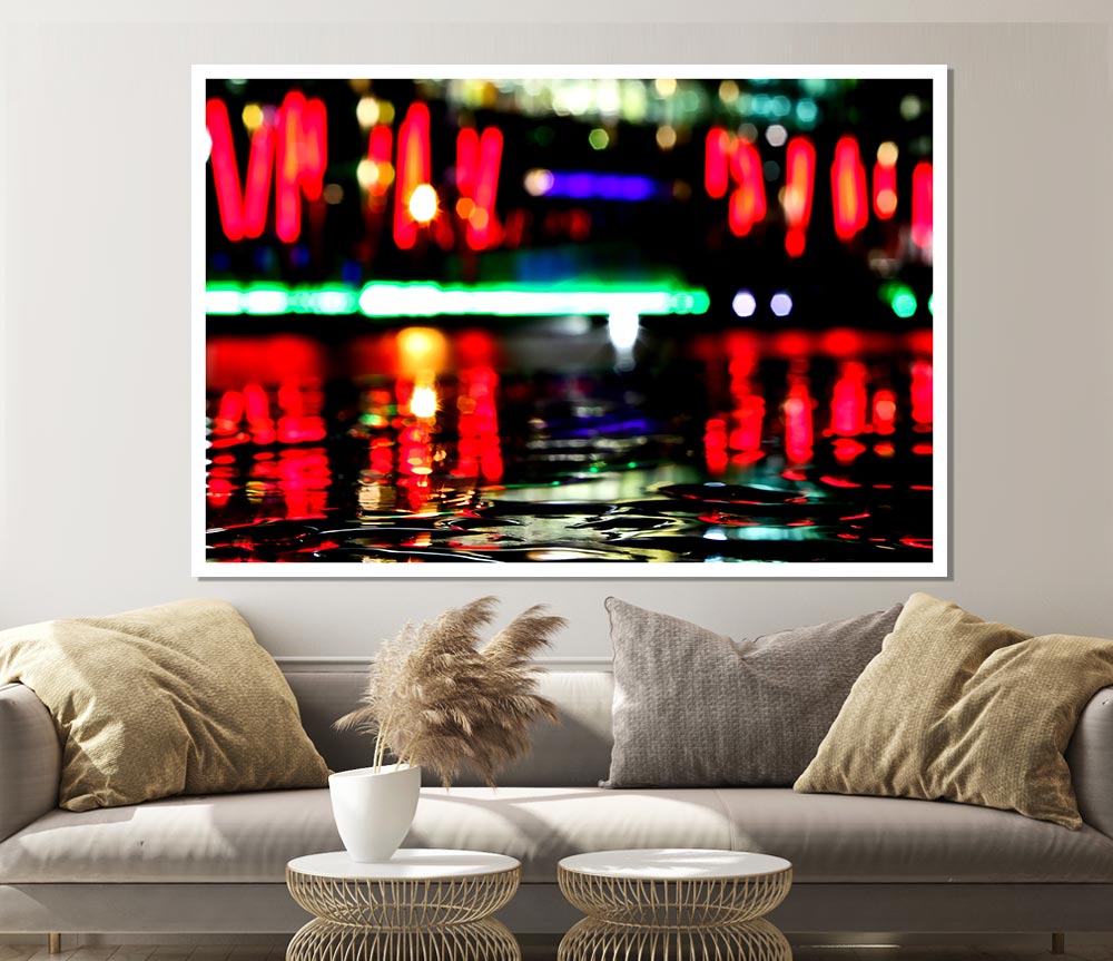 Dublin Docklands Ireland Reflections Print Poster Wall Art