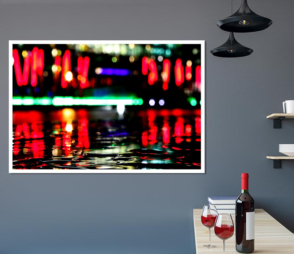 Dublin Docklands Ireland Reflections Print Poster Wall Art