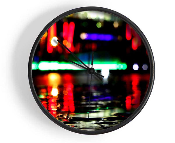 Dublin Docklands Ireland Reflections Clock - Wallart-Direct UK