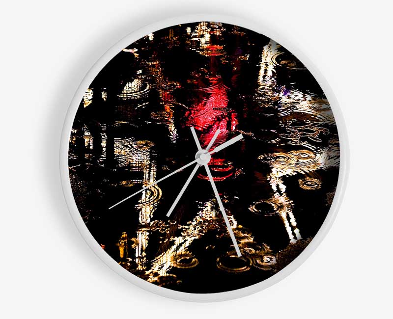 Rainy Night Clock - Wallart-Direct UK