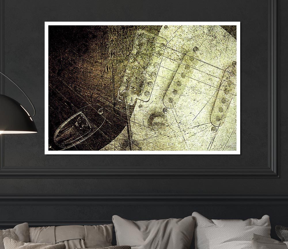 Vintage Texture Print Poster Wall Art