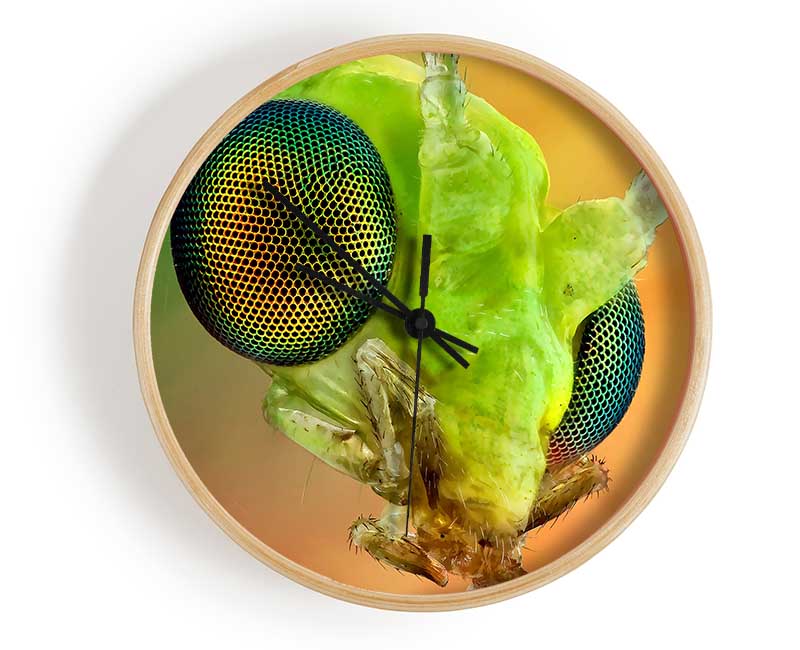 Macro Eyes Clock - Wallart-Direct UK