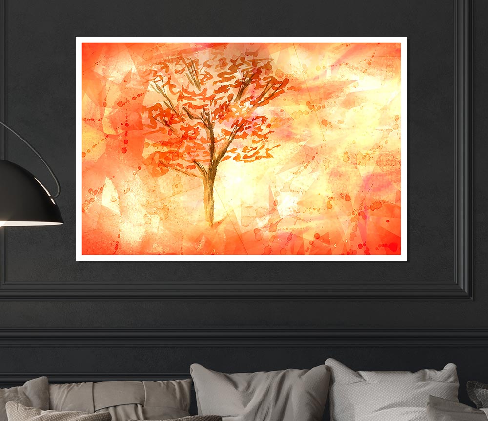 Fall In October Print Poster Wall Art