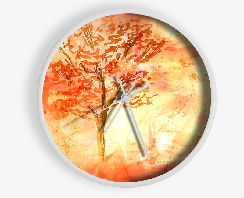 Fall In October Clock - Wallart-Direct UK