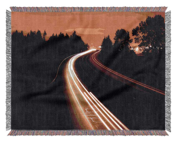 Interstate Highway Woven Blanket